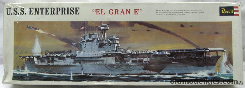 Revell 1/490 USS Enterprise CV-6 Aircraft Carrier 'The Big E', H378-300 plastic model kit